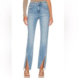 Pistola Teagan High Rise Vented Slim Cigarette Split Jeans in Springs Wash
